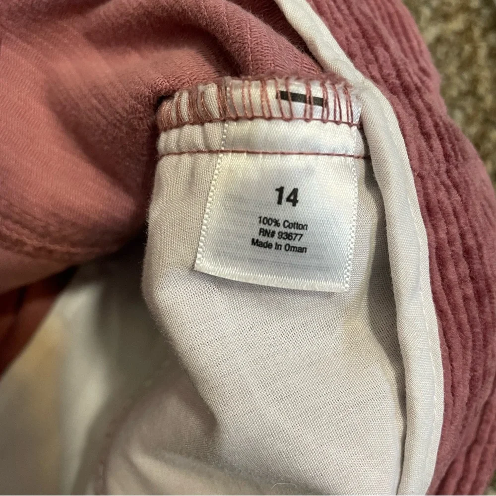 A.N.A. A new Approach Corduroy Skirt pink preppy mini size 14